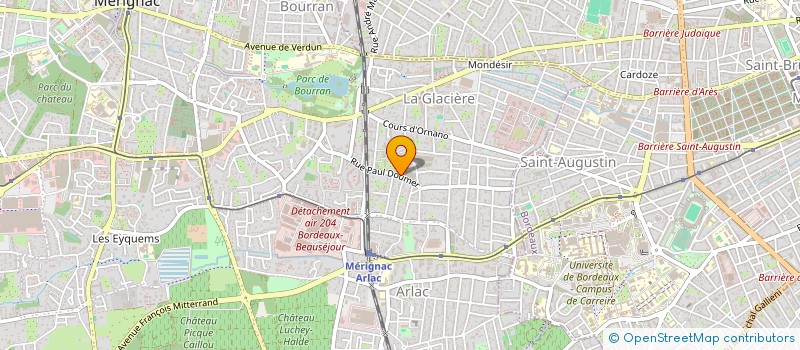 localisation de l'entreprise MADAME LEA BERNARD  MERIGNAC