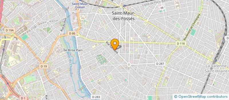 localisation de l'entreprise MADAME LEA BERTAZZO à SAINT-MAUR-DES-FOSSES