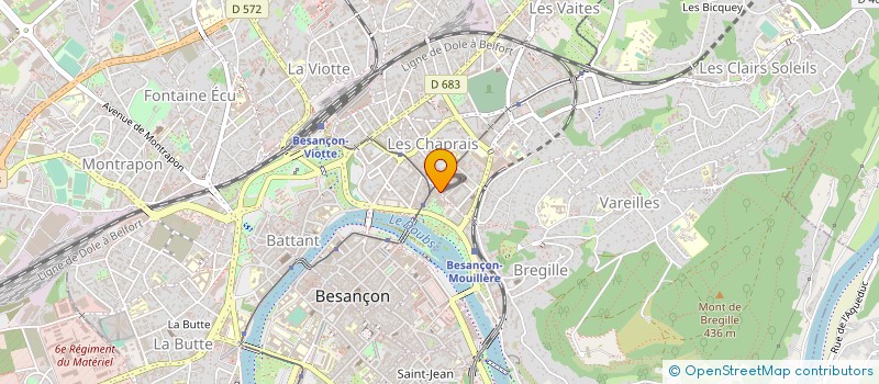 localisation de l'entreprise MADAME LEA BERTRAND à BESANCON