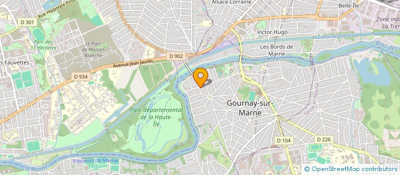 localisation de l'entreprise MADAME LEA BERZIERI  GOURNAY-SUR-MARNE