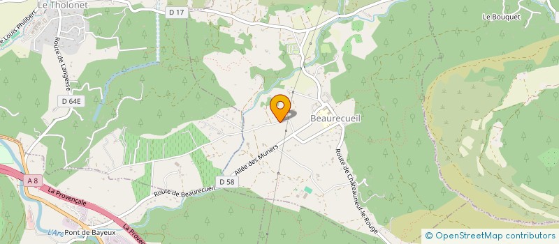 localisation de l'entreprise MADAME LEA BESSON  BEAURECUEIL