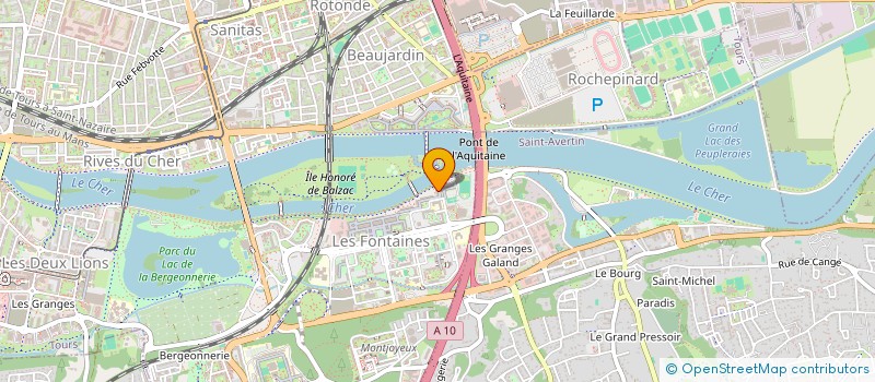 localisation de l'entreprise MADAME LEA BEUVANT  TOURS