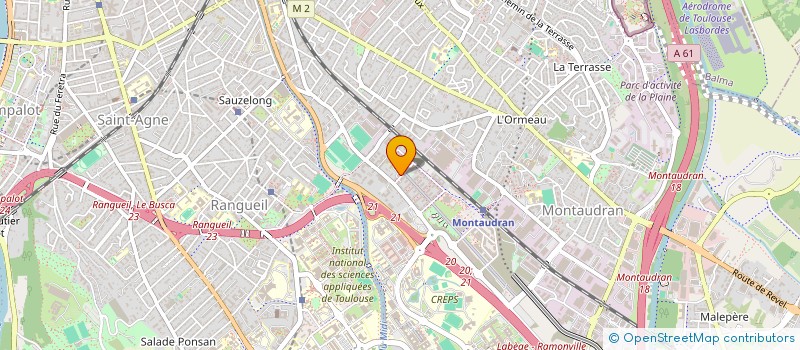localisation de l'entreprise MADAME LEA BEZEAULT  TOULOUSE