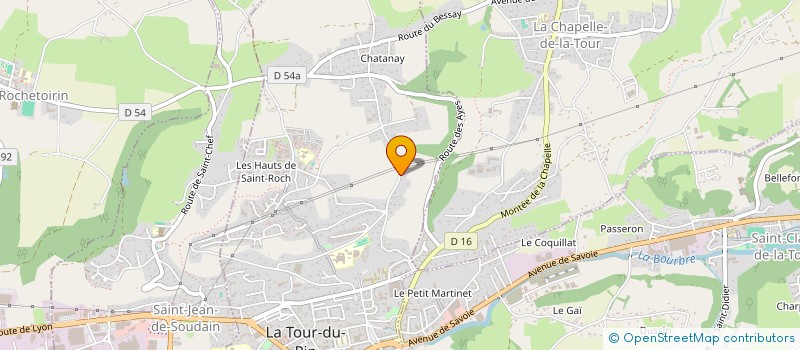 localisation de l'entreprise MADAME LEA BIBOUD  DOLOMIEU