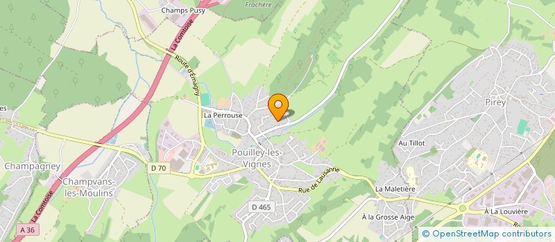 localisation de l'entreprise MADAME LEA BIDAINE  MARNAY