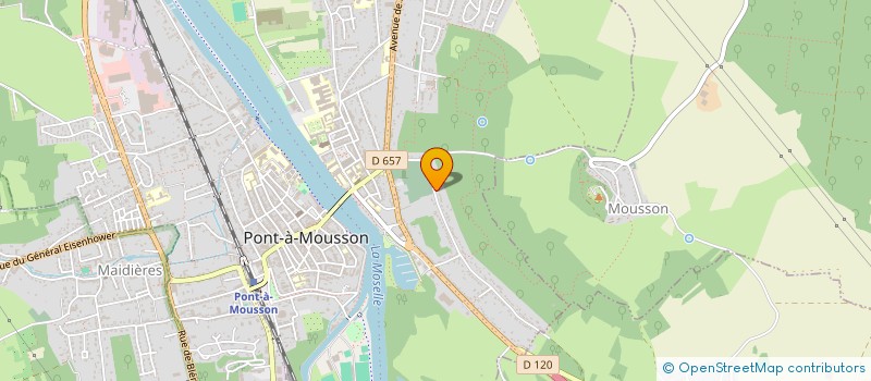 localisation de l'entreprise MADAME LEA BIGNOLI  PONT-A-MOUSSON