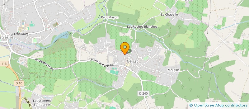 localisation de l'entreprise MADAME LEA BIJOU  CENAC