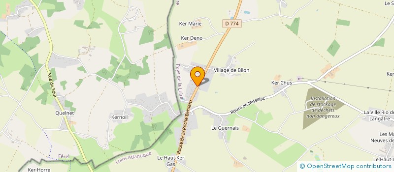 localisation de l'entreprise MADAME LEA BILLARD  SAINT-MOLF