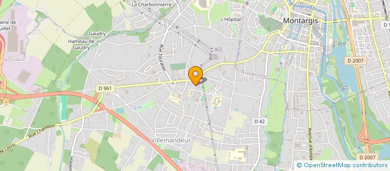 localisation de l'entreprise MADAME LEA BILLAULT à VILLEMANDEUR