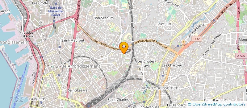 localisation de l'entreprise MADAME LEA BLAISE à MARSEILLE