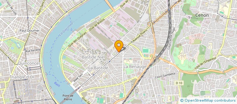 localisation de l'entreprise MADAME LEA BLANCHET  BORDEAUX