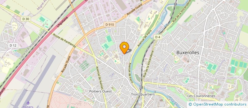 localisation de l'entreprise MADAME LEA BLU  POITIERS