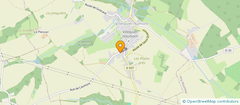 localisation de l'entreprise MADAME LEA BOCCACCINI  VILLEQUIER-AUMONT