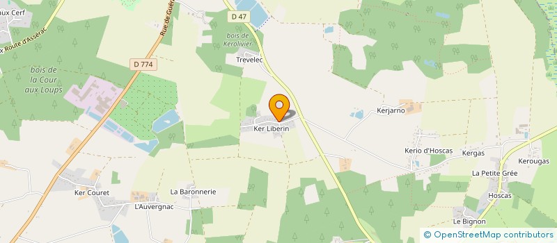 localisation de l'entreprise MADAME LEA BODIGUEL à HERBIGNAC