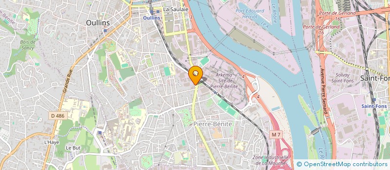 localisation de l'entreprise MADAME LEA BOHEC  OULLINS-PIERRE-BENITE