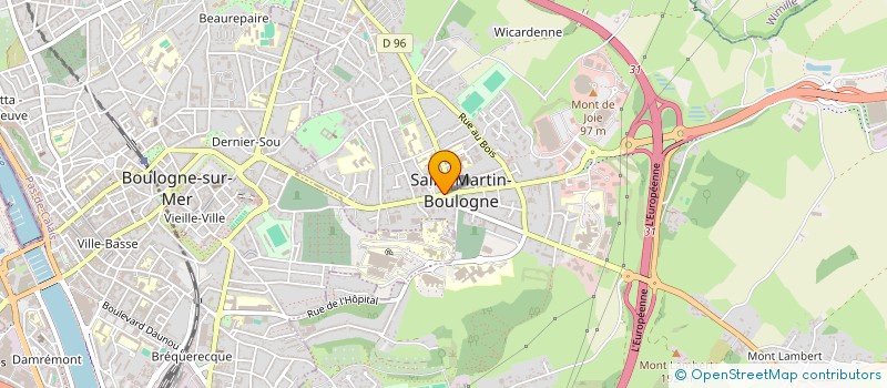 localisation de l'entreprise MADAME LEA BOIDIN  SAINT-MARTIN-BOULOGNE