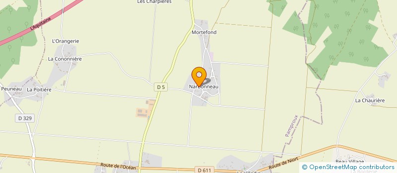 localisation de l'entreprise MADAME LEA BOINIER à SOUDAN