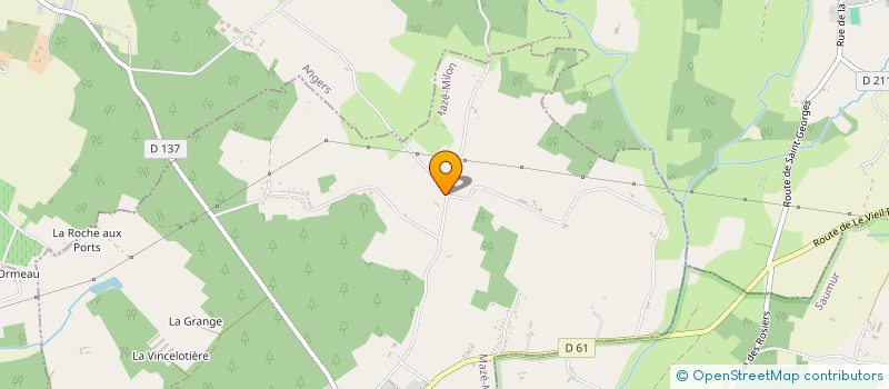 localisation de l'entreprise MADAME LEA BONAVENTURE  MAZE-MILON