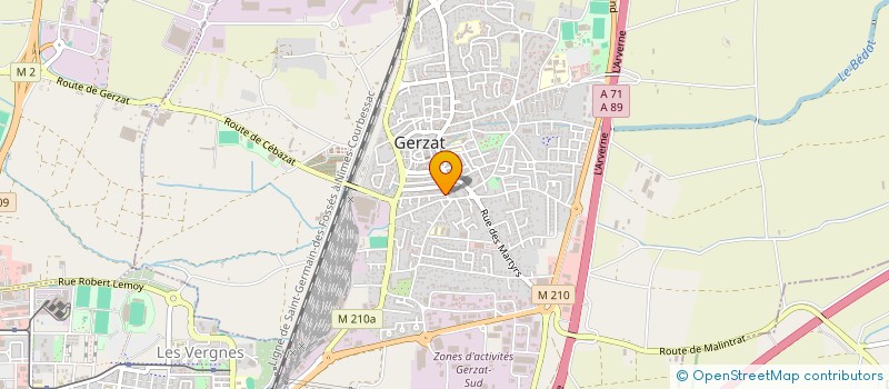 localisation de l'entreprise MADAME LEA BORDAS à GERZAT