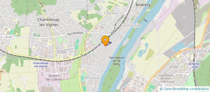 localisation de l'entreprise MADAME LEA BOUCHAT  ANDRESY