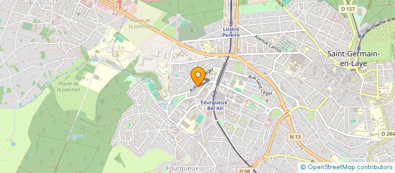 localisation de l'entreprise MADAME LEA BOUCHERIT  SAINT-GERMAIN-EN-LAYE