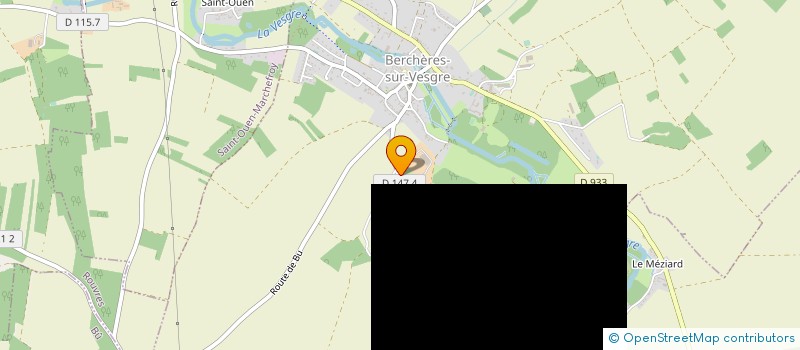 localisation de l'entreprise MADAME LEA BOUDOUX à BERCHERES-SUR-VESGRE