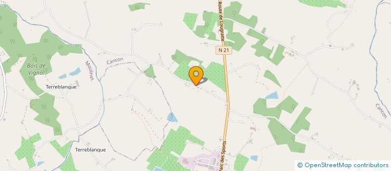 localisation de l'entreprise MADAME LEA BOUFFERON  CANCON