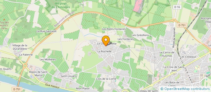 localisation de l'entreprise MADAME LEA BOUGEON  CHINON