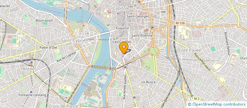 localisation de l'entreprise MADAME LEA BOUIN  TOULOUSE