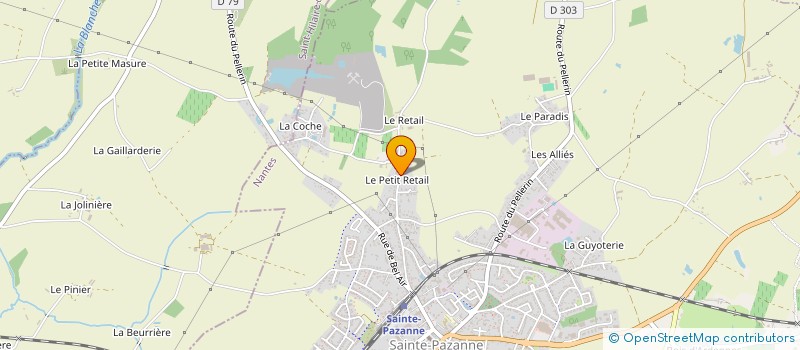 localisation de l'entreprise MADAME LEA BOURGUET à SAINTE-PAZANNE