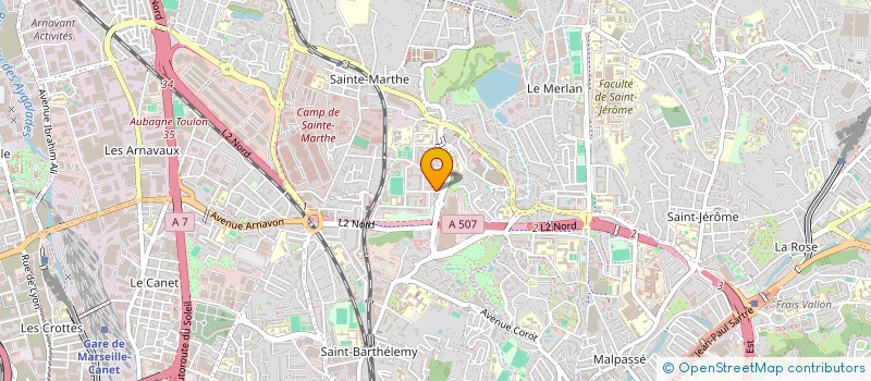 localisation de l'entreprise MADAME LEA BOUSSENINA à MARSEILLE 11EME