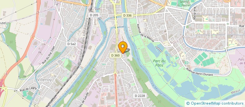 localisation de l'entreprise MADAME LEA BOUSSICHAS à NANTEUIL-LES-MEAUX