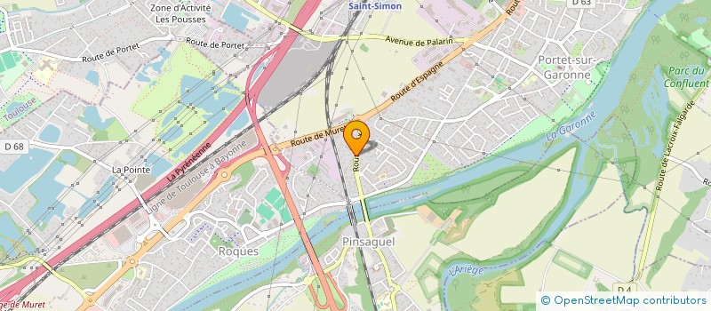 localisation de l'entreprise MADAME LEA BOUZIAT  PORTET-SUR-GARONNE