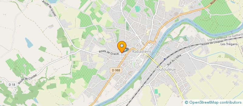 localisation de l'entreprise MADAME LEA BRAGAGNOLO  RABASTENS