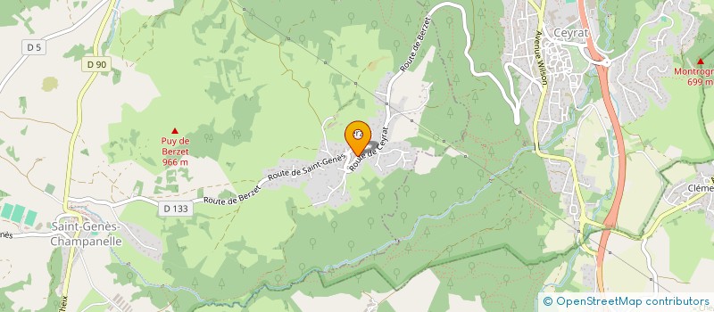 localisation de l'entreprise MADAME LEA BRAJON  SAINT-GENES-CHAMPANELLE