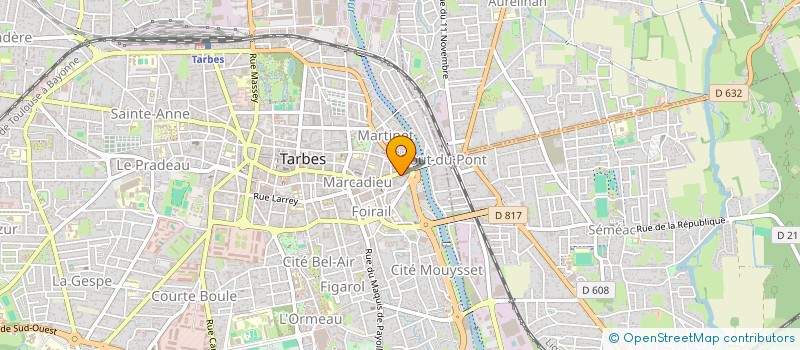 localisation de l'entreprise MADAME LEA BRANSON  TARBES