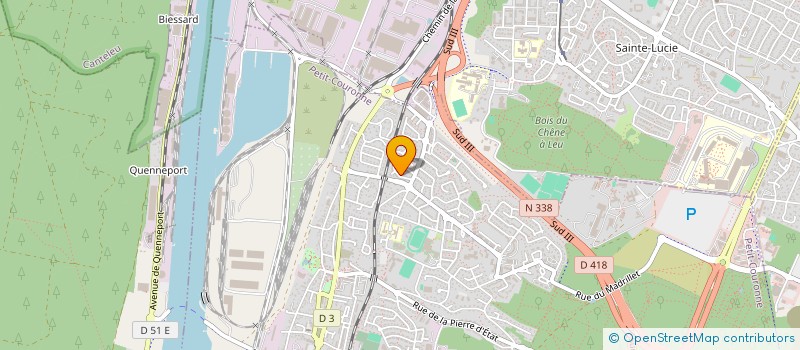 localisation de l'entreprise MADAME LEA BRAZ  PETIT-COURONNE