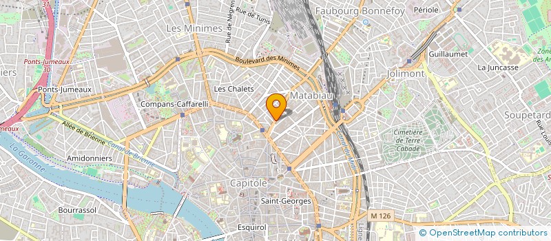 localisation de l'entreprise MADAME LEA BROSSE  TOULOUSE