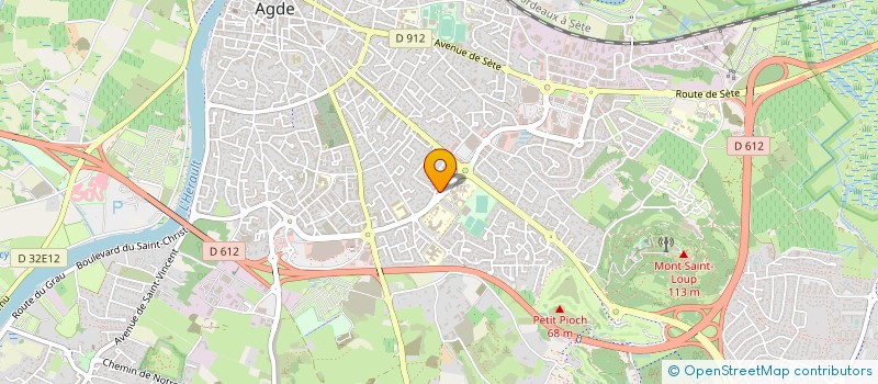 localisation de l'entreprise MADAME LEA BROUARD à AGDE