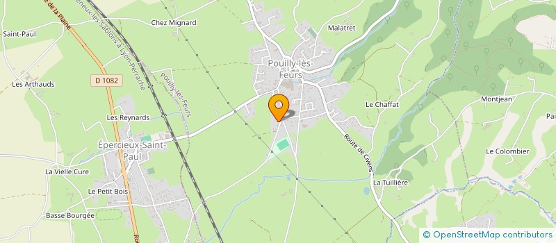 localisation de l'entreprise MADAME LEA BRUN  POUILLY-LES-FEURS