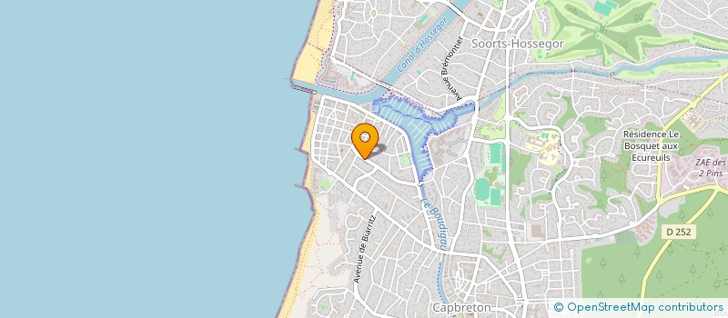 localisation de l'entreprise MADAME LEA BRUNET  CAPBRETON