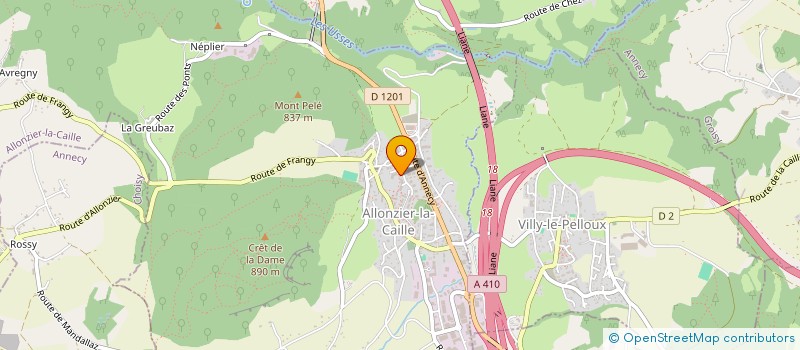 localisation de l'entreprise MADAME LEA BUISSON  ALLONZIER-LA-CAILLE