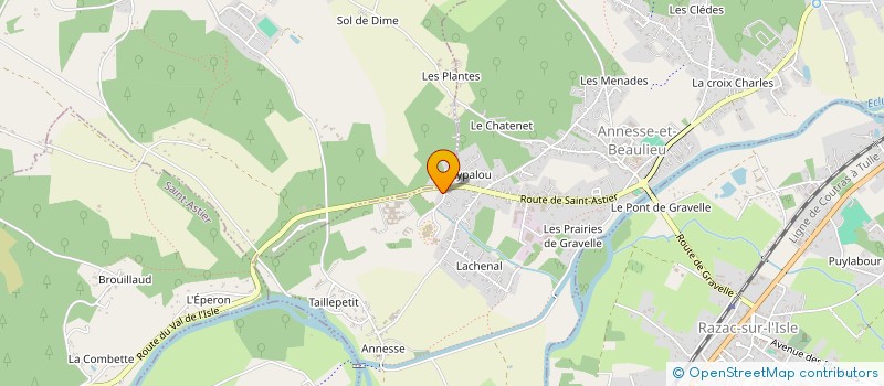 localisation de l'entreprise MADAME LEA BURDZINSKA  ANNESSE-ET-BEAULIEU