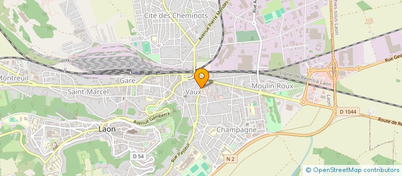 localisation de l'entreprise MADAME LEA BUREAU à LAON