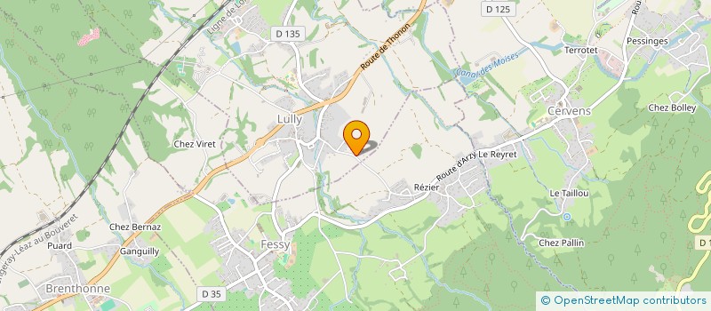 localisation de l'entreprise MADAME LEA BURGNIARD  LULLY