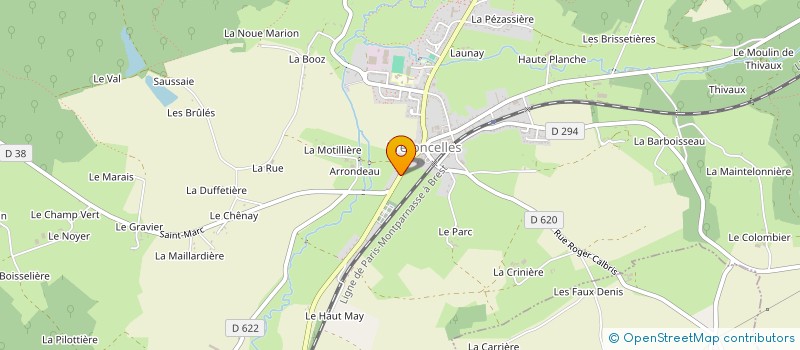 localisation de l'entreprise MADAME LEA BURROT  BRETONCELLES