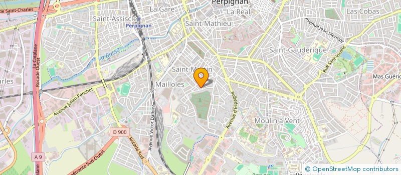 localisation de l'entreprise MADAME LEA CABRERA  PERPIGNAN