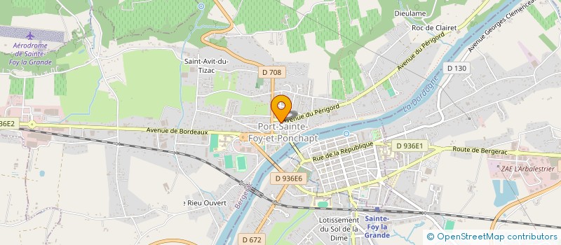 localisation de l'entreprise MADAME LEA CABRILLAC  PORT-SAINTE-FOY-ET-PONCHAPT