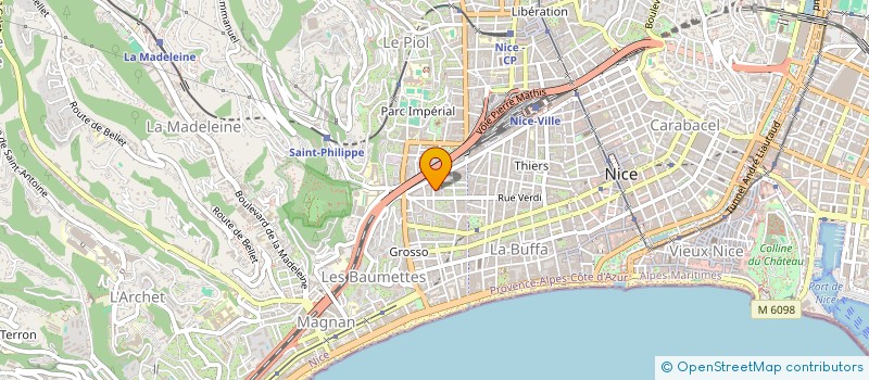 localisation de l'entreprise MADAME LEA CALMEL  NICE