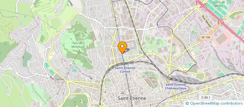 localisation de l'entreprise MADAME LEA CAMILLE BELZUNCES  SAINT-ETIENNE